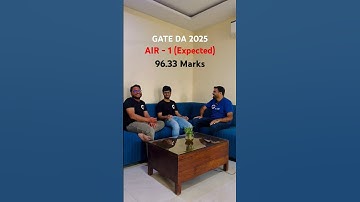 AIR - 1 GATE DA 2025, Nikhil got 96.33 Marks !! #AIR1 #gateda #gate2025 #goclasses