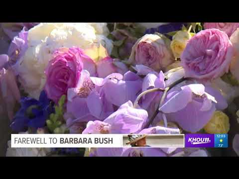 You can now visit Barbara Bush's grave in College Station, TX