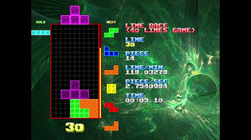 NullpoMino - Line Race - Big Mode - 19.15 seconds