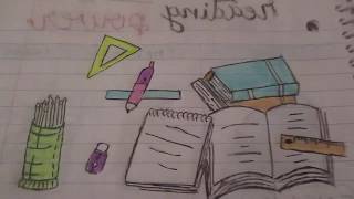 #BACK TO SCHOOL My bullet journal  إنجاز مذكرة لتنظيم الوقت و التحفيز على الدراسة