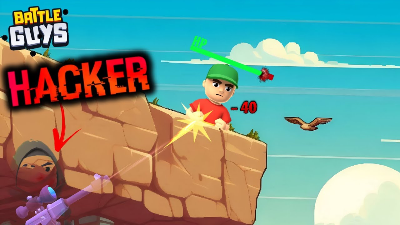 ME ELIMINA UN HACKER EN BATTLE GUYS - YouTube