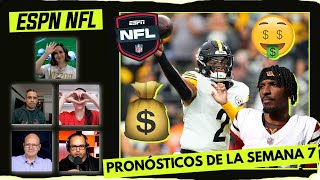 JUSTIN FIELDS JAYDEN DANIELS y LIONS protagonistas de nuestros PRONOSTICOS DE SEMANA 7 ESPN NFL