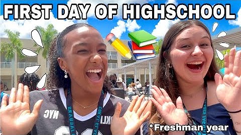 FIRST DAY OF HIGHSCHOOL (GRWM + VLOG) | FRESHMAN YEAR 