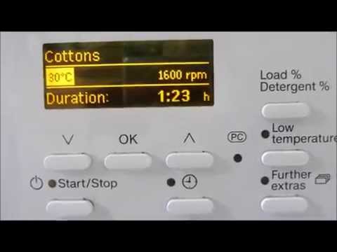 Miele WT2780 Washing Machine Instructions
