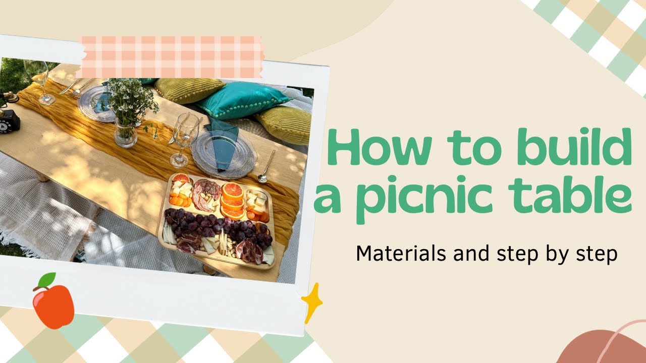 How to build a picnic table - YouTube