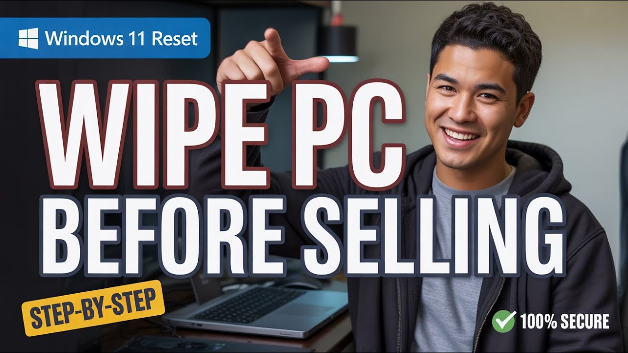 Как очистить свой ПК перед продажей | Безопасное удаление всего (Windows 11 | 2026)