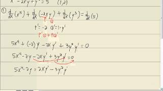 Calculus for Business-Economics Homework - Implicit Differentiation - P0748301