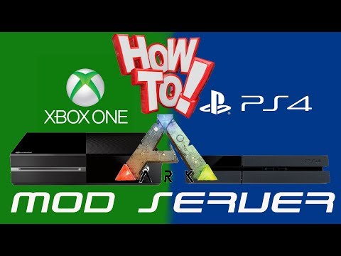 HOW TO MOD ANY! ARK CONSOLE SERVER ARK: Survival Evolved
