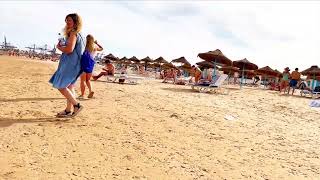 Hot Day In Valencia Beach - Spain Amazing August 2023 | Cabanal Beach | Walking 4K