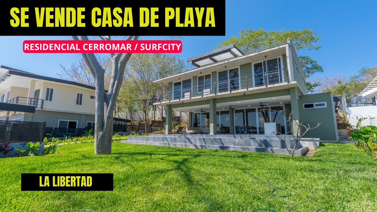 SE VENDE CASA DE PLAYA 🌊 | RESIDENCIAL CERROMAR – PLAYA EL SUNZAL