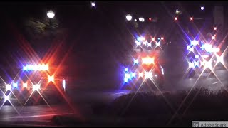 *MUTUAL AID RESPONSE* Massive convoy of 13+ Police and sheriff units responding to Dixie fire !