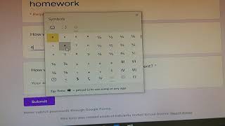 How to do Exponents in Google Forms