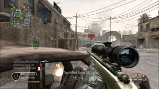 Sniping With Machine in COD4 wmv