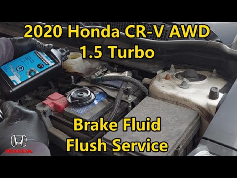 2020 Honda CR-V AWD 1.5 Turbo – Brake Fluid Flush Service