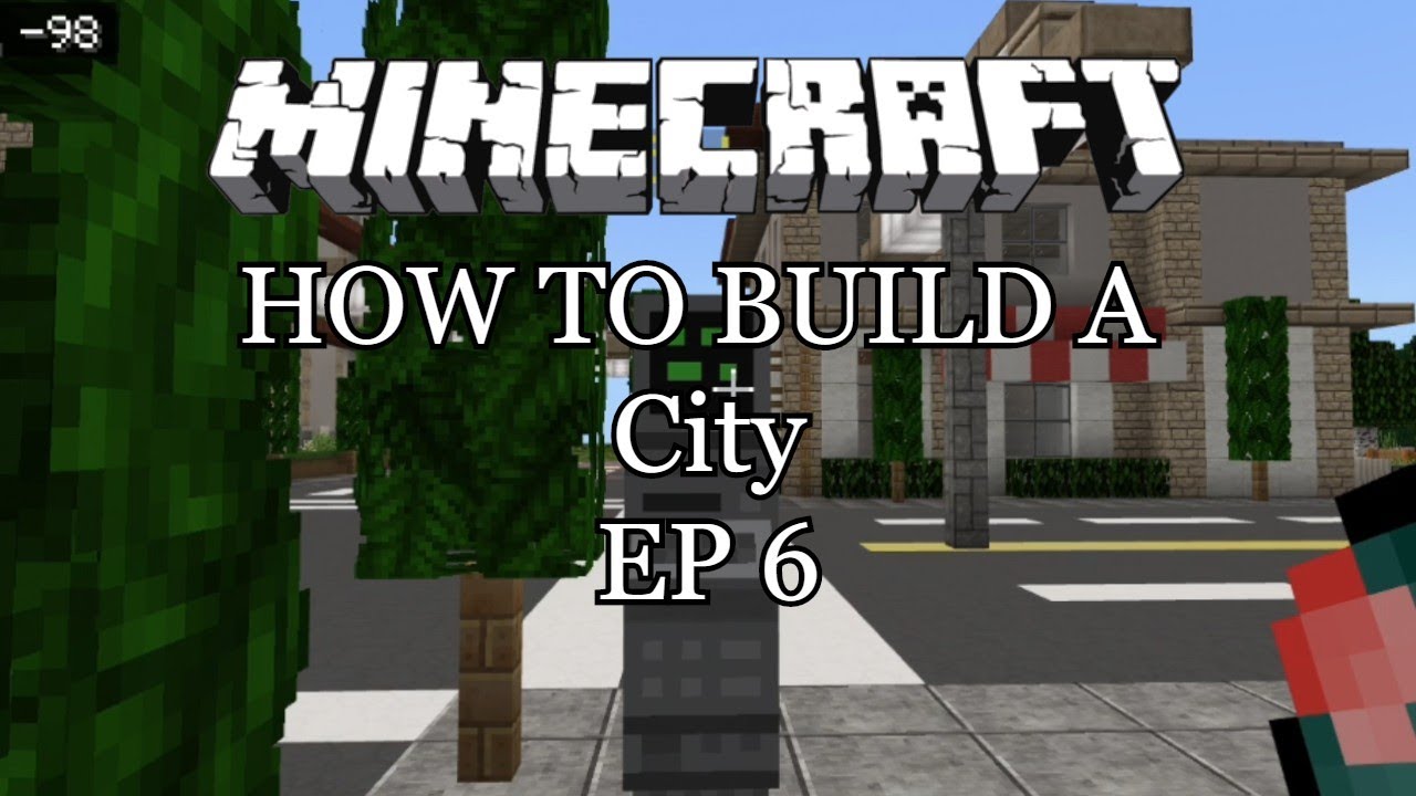 How To Build a Realistic Minecraft City | EP 6 | Gas Stations and NPCS ...