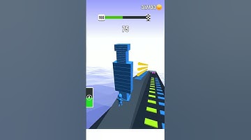 Stack Colors Level 166 Walkthrough | Brain Out Master | #shorts