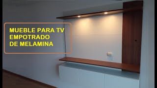 BUILT-IN TV STAND - MELAMINE