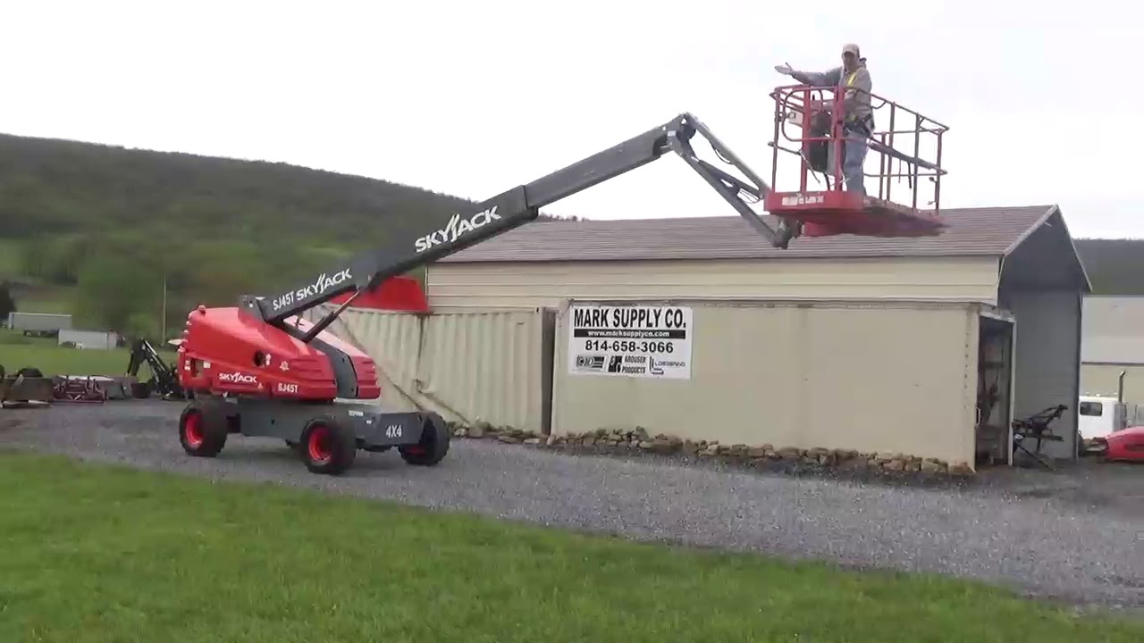 2015 SkyJack SJ45T 45' Boom Man Lift JLG Lift Articulating Jib Boom On 4X4 Generator For Sale !!!!