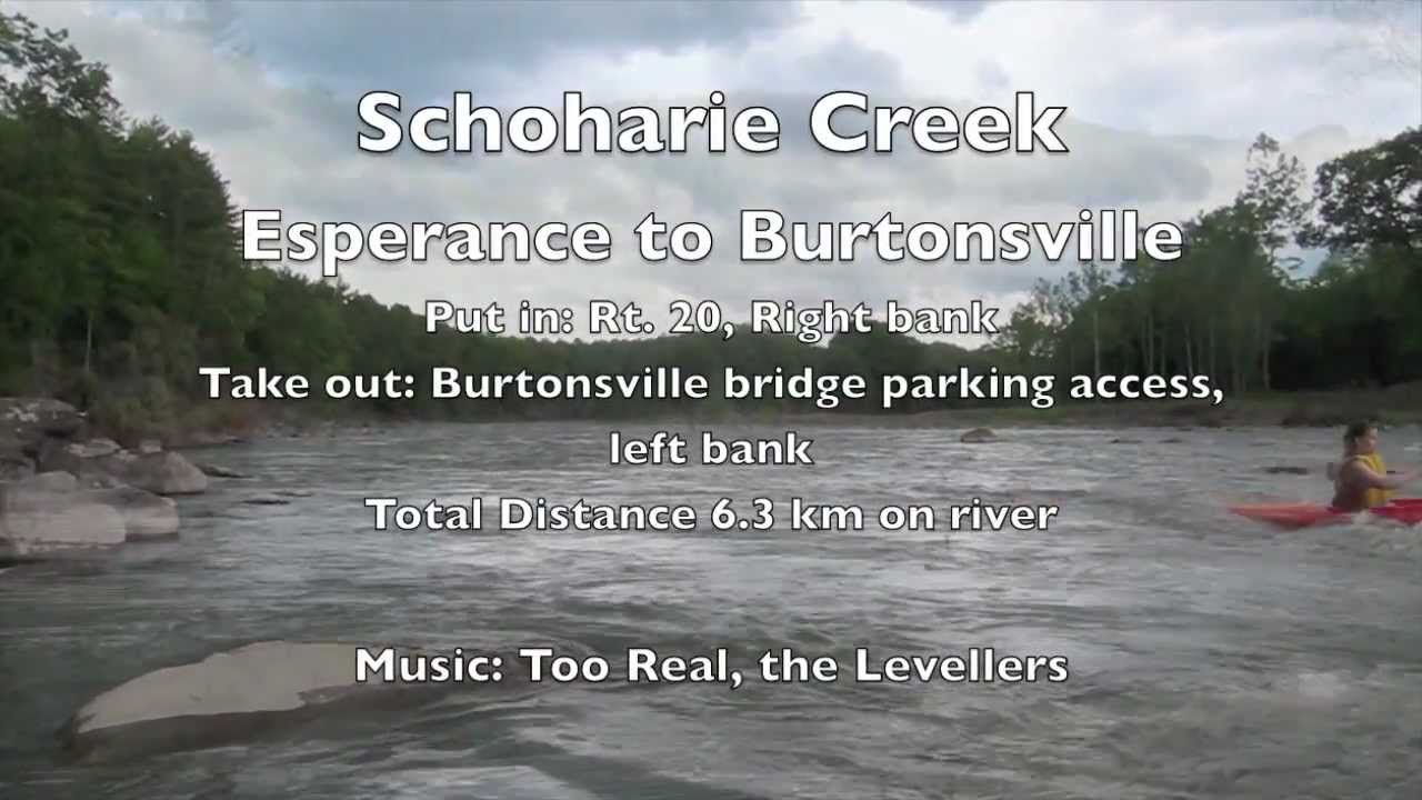 Schoharie Creek Esperance to Burtonsvillle Kayak YouTube