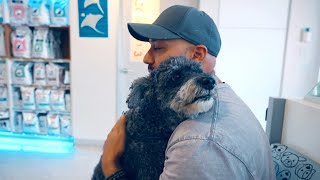 OUR DOG HAD TO GO TO THE VET AGAIN :(