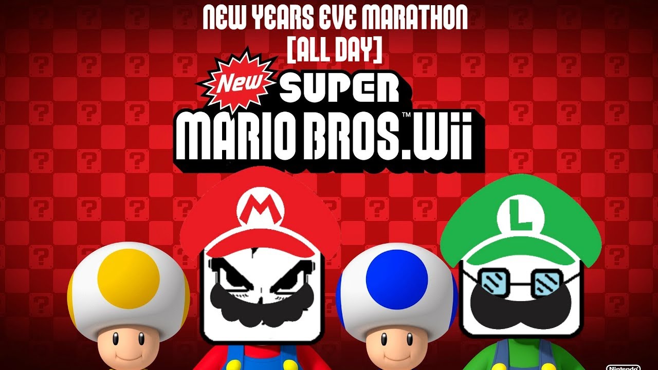 [pt2] [ALL DAY MARATHON] New Super Mario Bros Wii - [Stream 6 of 6 ...