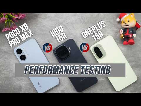 Poco X8 Pro Max vs iQOO 15R vs OnePlus 15R Performance Comparison | Throttling Test | Stress Test