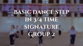Basic Dance Steps in 3/4 Time Signature