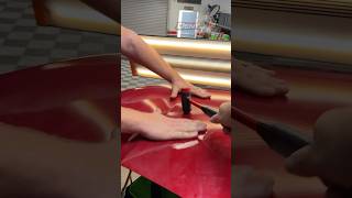 Teaching PDR Students to Tackle Super Stretched Dents #pdrtraining #paintlessdentrepair