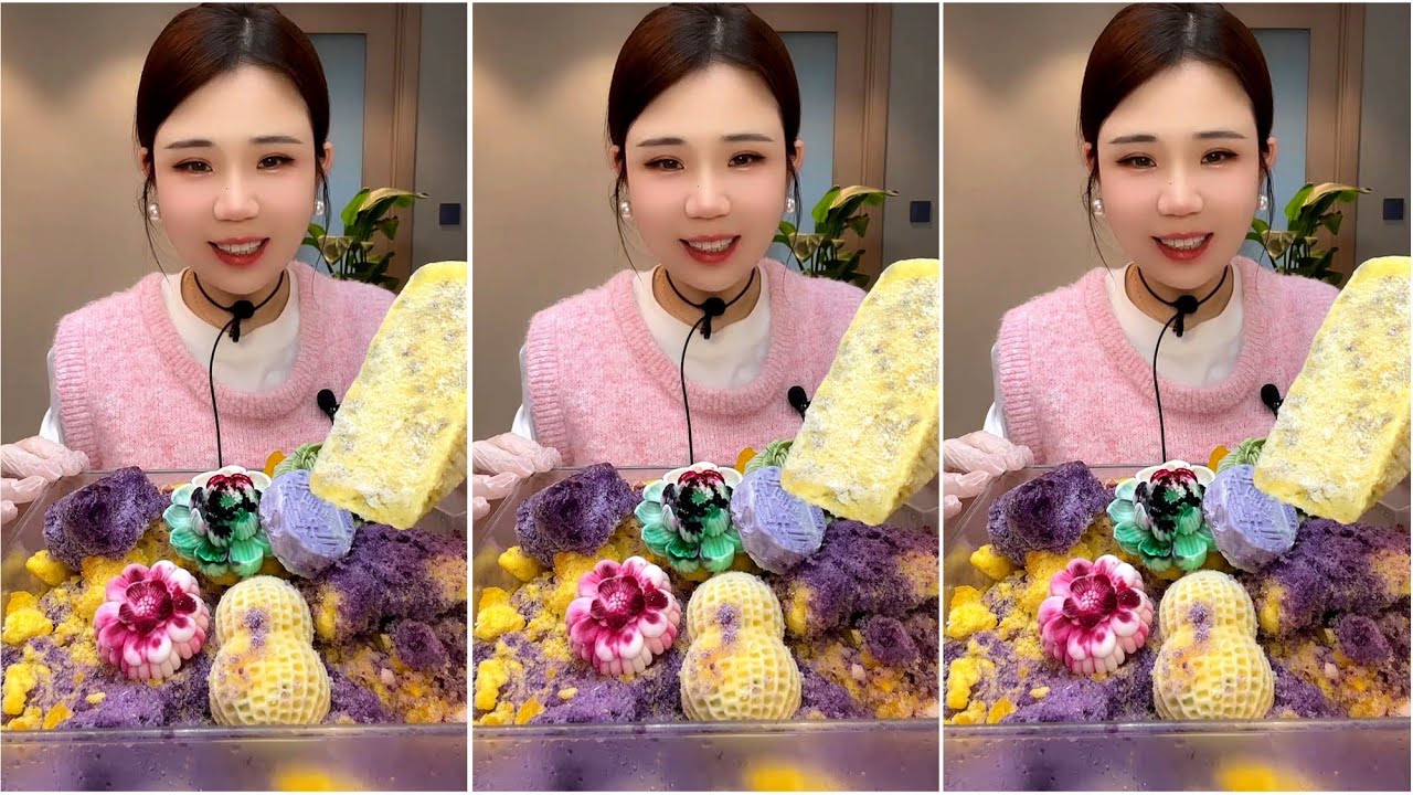 ASMR ICE EATING with PASSION FRUIT 