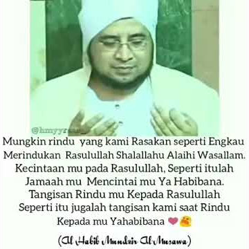 rindu al habib munzir