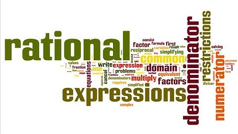 Math 30-2 Rational Expressions - Adding and Subtracting Rational Expressions