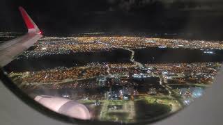 pouso lindo noturno em Brasília no A320-214 LATAM ( PR-TYJ ) ( SEM EDIÇÃO ) ( Vida real )