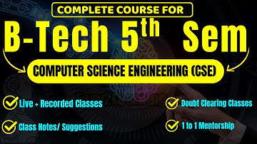 B.Tech 5th Sem CSE Course Details | MAKAUT 2025 | WBUT Computer Science Subjects