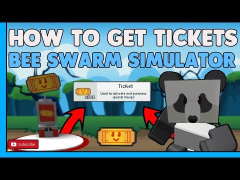 How to get Tickets FAST in Bee Swarm Simulator Roblox (Fastest Ticket  Farming Method) 