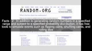 Random.org Top  #5 Facts