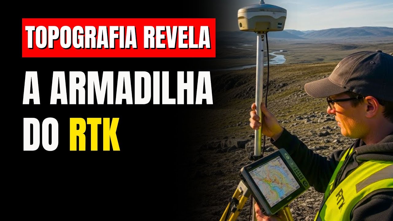 RTK FIXO: O mito do GPS PRECISO - O erro invisível que causa prejuízo na Topografia