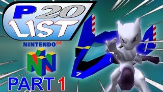 My 20 Favorite Nintendo64 Games (part 1)