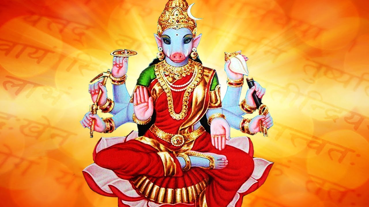 Sri Varahi Sahasranamam  1000 Names Of Goddess Varahi Devi With Lyrics  Most Powerful Mantra