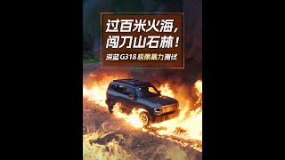 刀山火海，木墩石林，深蓝G318能否扛住四重暴击底盘考验？#深蓝G318 #深蓝G318暴力测试