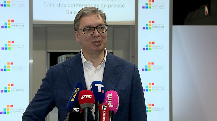 Predsednik Srbije Aleksandar Vučić obraća se iz Sevilje