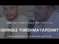 ISHINGIZ YURISHMAYAPTIMI? MAHZUN BO&#39;LMANG. ИШИНГИЗ ЮРИШМАЯПТИМИ? МАХЗУН БУЛМАНГ.