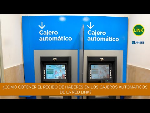 ? ¿Cómo obtener el recibo de haberes en los cajeros automáticos de la Red LINK?