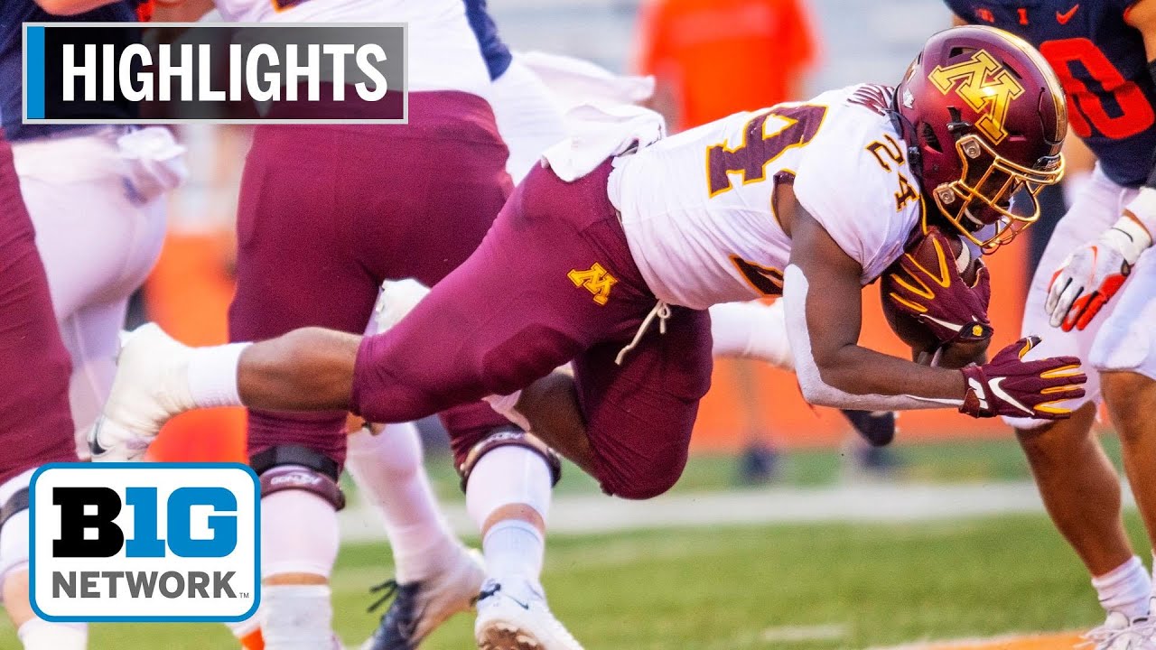 Highlights Gopher Ground Game Secures First Win Minnesota at