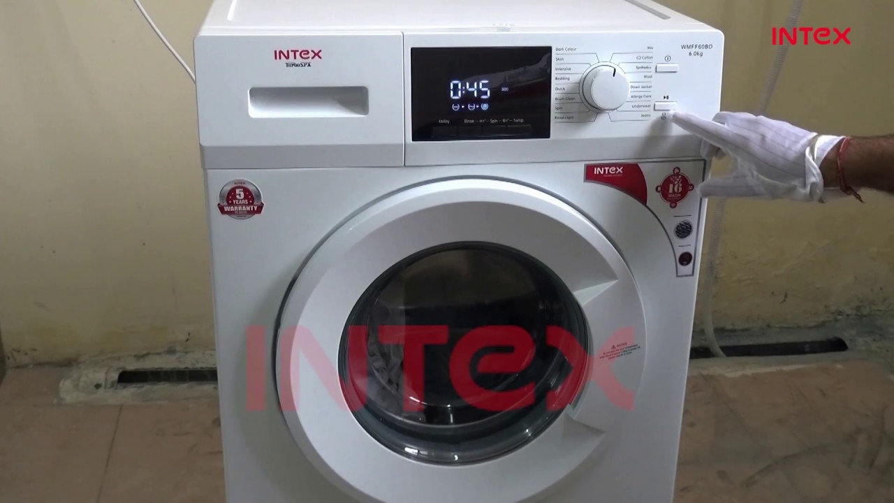 How to operate front loading washing machine WMFF60BD English - YouTube