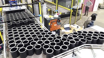 Depalletizer & Singulation Conveyor Flyover | Autotec Solutions