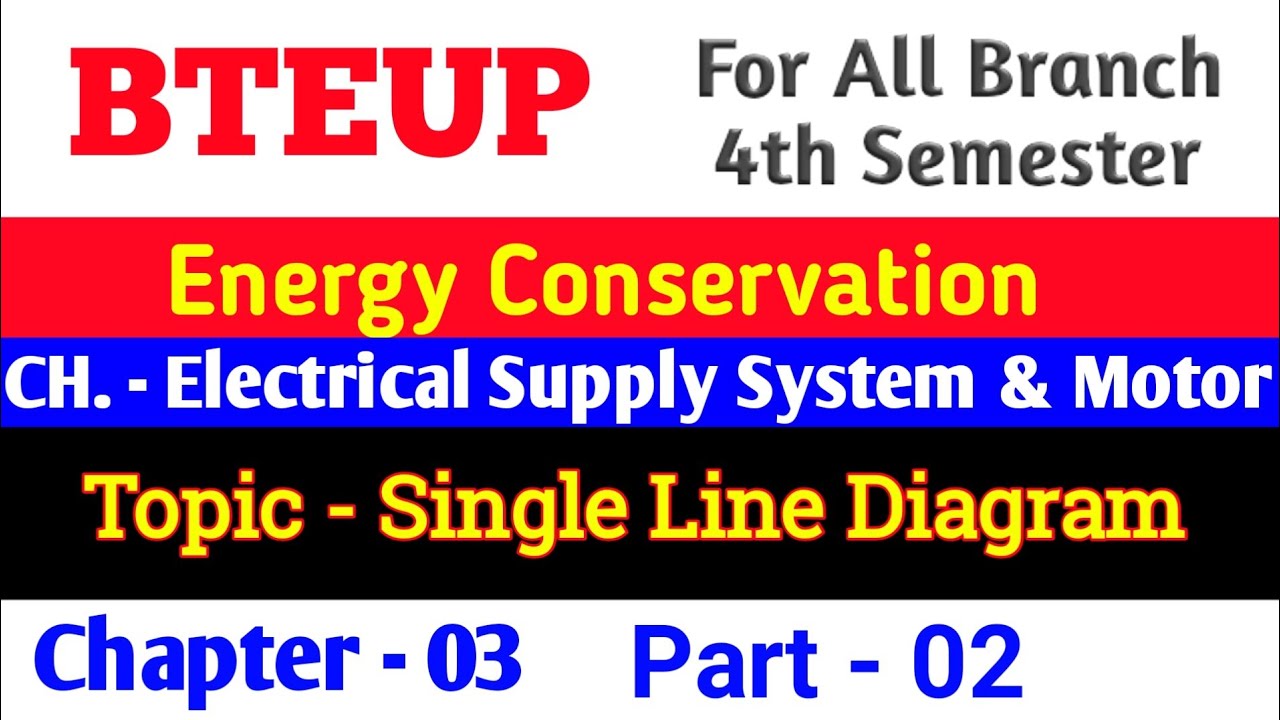 Single Line Diagram | AC Power Supply System | Energy Conservation