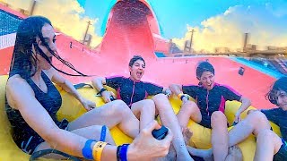 Craziest Waterpark With 3 Girls Yas Waterworld