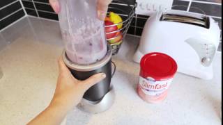 Add a handful of frozen berries to strawberry shake powder, cold milk,
blitz and go! remember, in making this delicious smoothie you are
using one y...