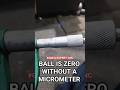 BALL IS ZERO WITHOUT A MICROMETER #cncprogramminginhindi #cncshorts #micrometer #quality #accuracy