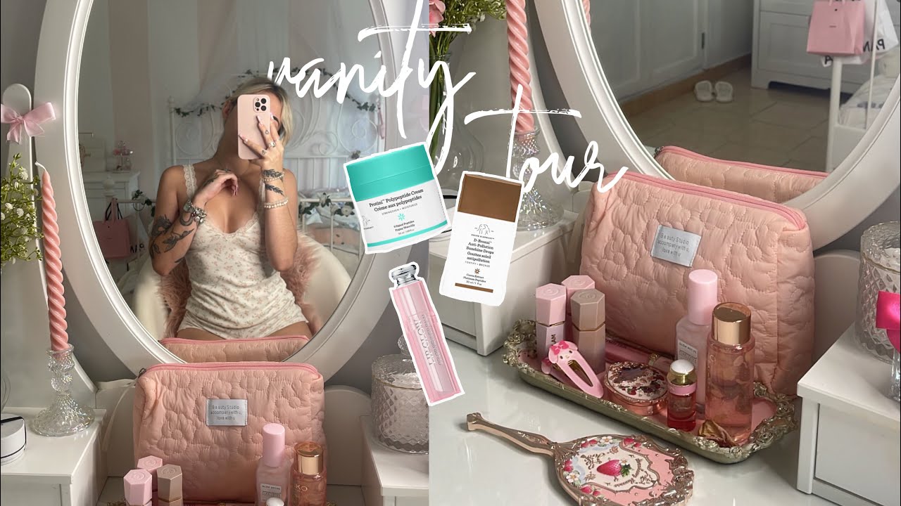 Tour por mi tocador 🪞{colección de maquillaje, skincare, tips de organización…}